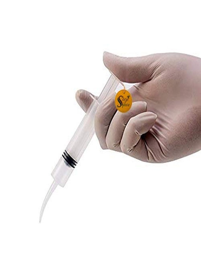 Sage Square Hand Feeding Syringe with Curve Tip for Birds/Puppy/Kitten/Dog/Cat/Hamster (12ml) - Image 1